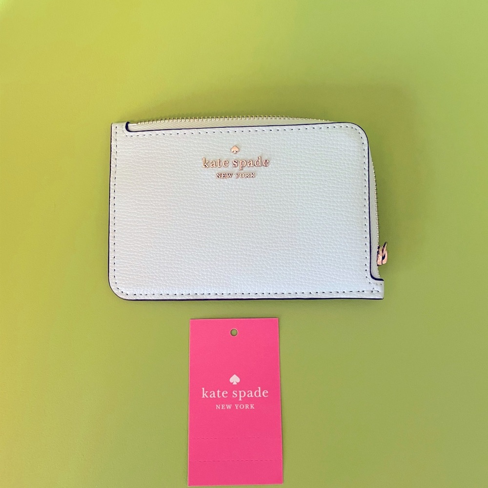 Kate Spade - leather card holder - NEW